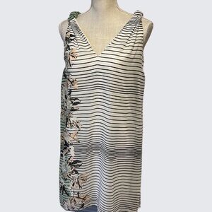 MSSP Max sleeveless dress with side floral panel. Sz XS